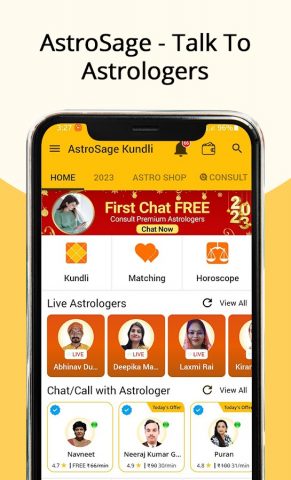 AstroSage Kundli: AI Astrology для Android — скриншот 2