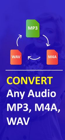 Audio Convert to MP3 M4A WAV для iOS — скриншот 1