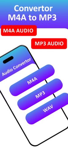Audio Convert to MP3 M4A WAV для iOS — скриншот 4