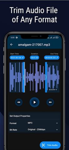 Audio Cutter Audio Joiner App для Android — скриншот 1