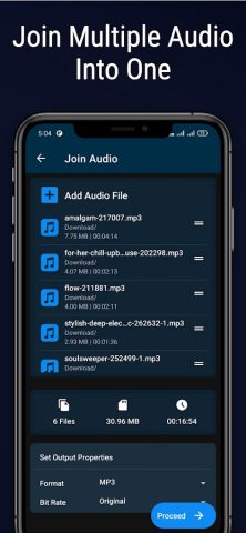 Audio Cutter Audio Joiner App для Android — скриншот 3