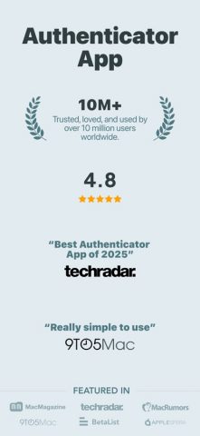 Authenticator для iOS — скриншот 3