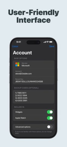 Authenticator для iOS — скриншот 4