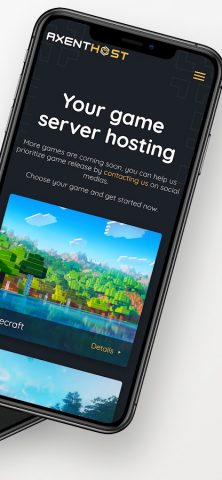 AxentHost: Game Server Hosting для Android — скриншот 2