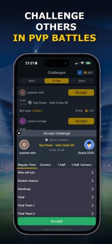 BETUP — Sports Betting Game для iOS — скриншот 4