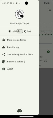 BPM Tempo Tapper для Android — скриншот 3