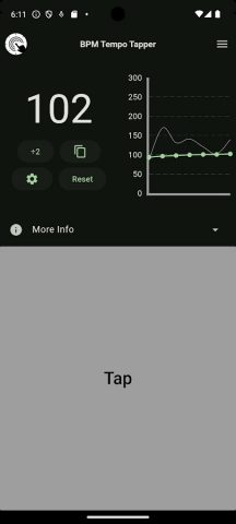 BPM Tempo Tapper для Android — скриншот 4
