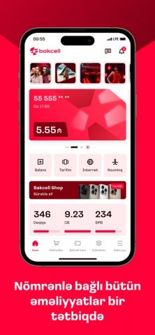 Bakcell для iOS — скриншот 1