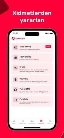 Bakcell для iOS — скриншот 2