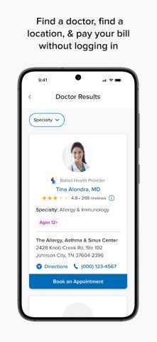 Ballad Health для Android — скриншот 3