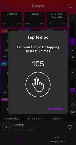 Барабанные петли для гитары для Android — скриншот 4