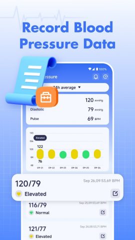 Blood Pressure для Android — скриншот 2
