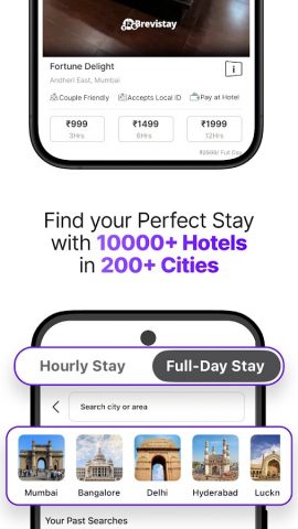 Brevistay: Book Hourly Hotel для Android — скриншот 4