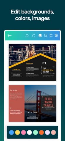 Brochure Design Maker-Leaflet для iOS — скриншот 3