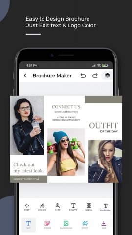Brochure Maker для Android — скриншот 4