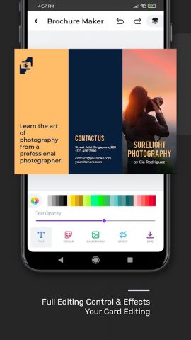 Brochure Maker для Android — скриншот 5