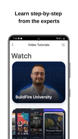 Buildfire для Android — скриншот 3