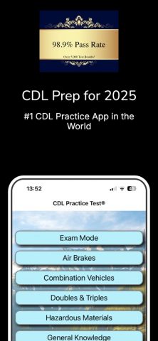 CDL Practice Test® для iOS — скриншот 1