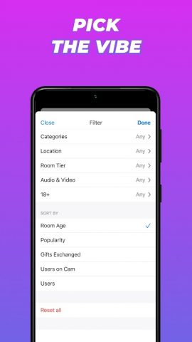 Camfrog: Video Chat Strangers — скриншот 5