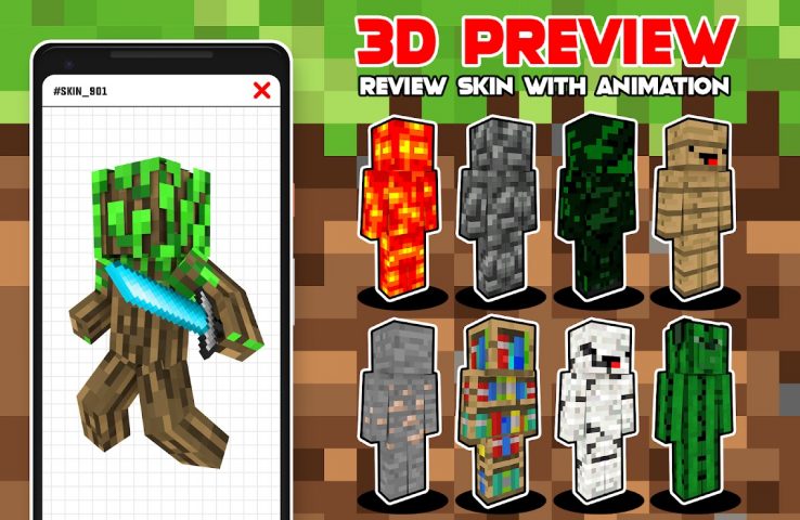 Camouflage Skins for Minecraft для Android — скриншот 3
