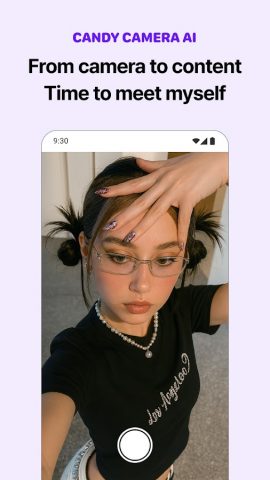 Candy Camera —AI beautycamera для Android — скриншот 1