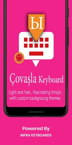 Chuvash English Keyboard Infra для Android — скриншот 1