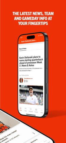 Cleveland Browns для iOS — скриншот 2