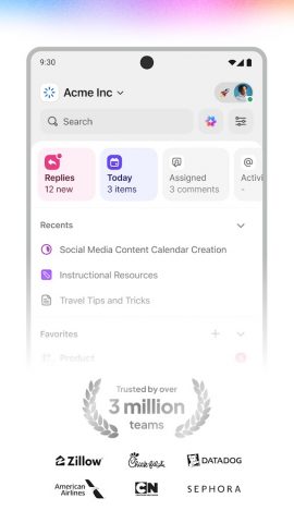 ClickUp: Tasks, Chat, Docs, AI — скриншот 2