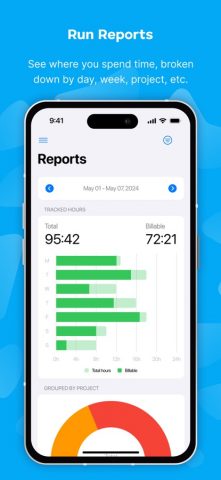 Clockify Time Tracker для iOS — скриншот 4