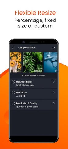 Compress Image Chitro: KB, MB, для Android — скриншот 3