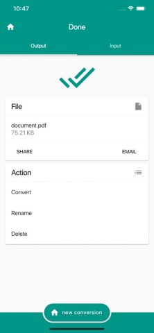 Convert Documents для iOS — скриншот 4