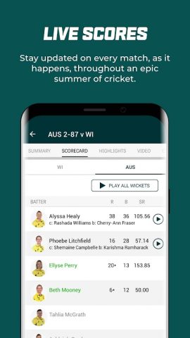 Cricket Australia Live для Android — скриншот 5