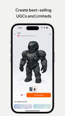 Customuse: Skins Maker Roblox для Android — скриншот 3