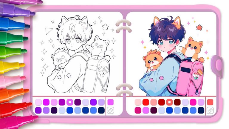 Cute Drawing — Аниме раскраски для Android — скриншот 1