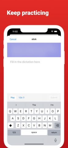 Daily Dictation для iOS — скриншот 2