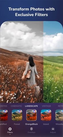 Dark Moody Aesthetic IG Filter для iOS — скриншот 2