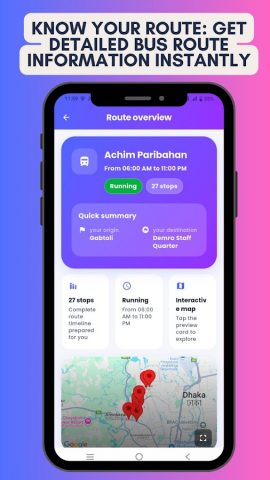 Dhaka Bus Route ঢাকা বাস রুট для Android — скриншот 4