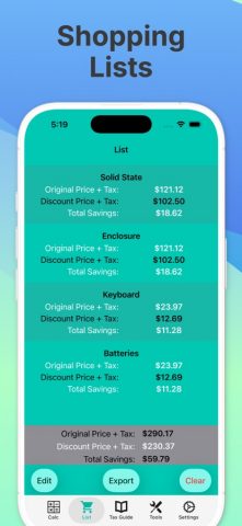 Discount Calculator Saver Calc для iOS — скриншот 3