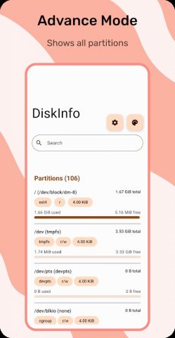 DiskInfo для Android — скриншот 2
