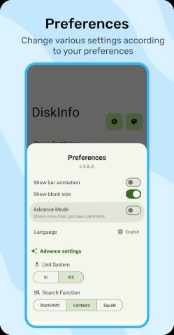 DiskInfo для Android — скриншот 3