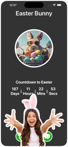 Easter Bunny Call & Text для iOS — скриншот 3