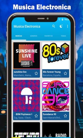 Электронная музыка для Android — скриншот 2