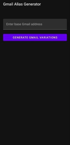 Email Alias Generator для Android — скриншот 2