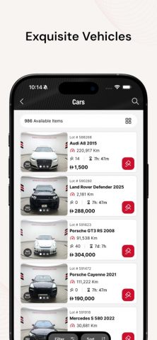 Emirates Auction для iOS — скриншот 3