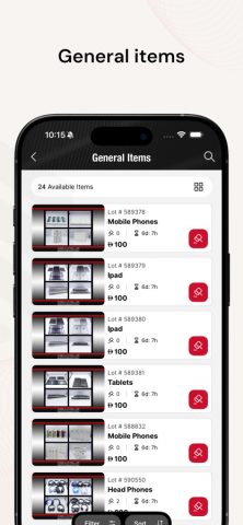 Emirates Auction для iOS — скриншот 4