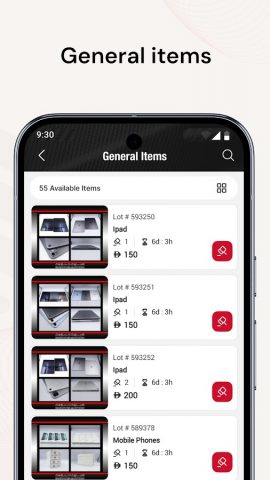 Emirates Auction для Android — скриншот 5