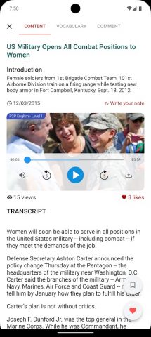 English Listening — 6mins для Android — скриншот 3