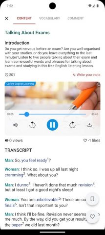 English Listening — 6mins для Android — скриншот 5