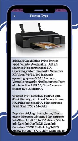 Epson printer l805 Guide для Android — скриншот 3