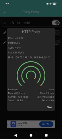 Every Proxy для Android — скриншот 4